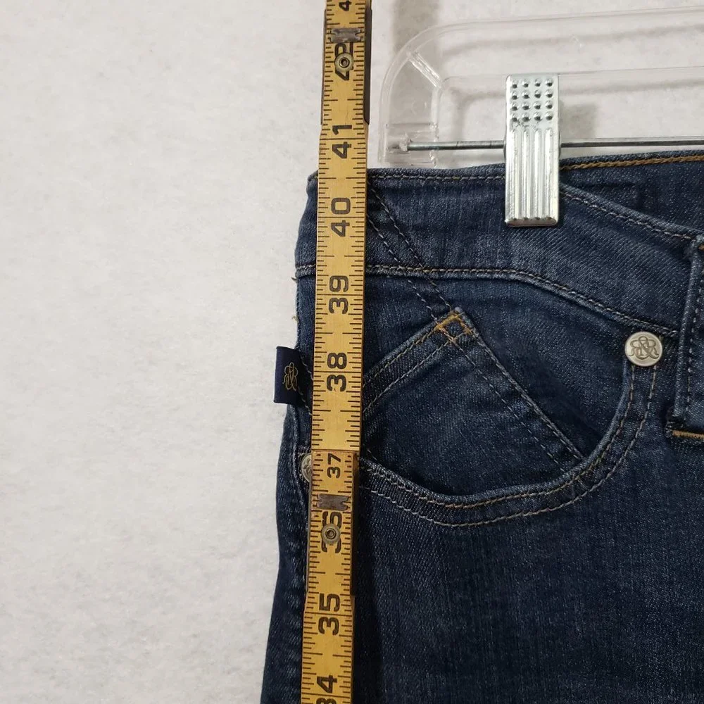 Rock & Republic Berlin Womens Jeans Dark Wash Blue Size 10 Stretch - Picture 6 of 9